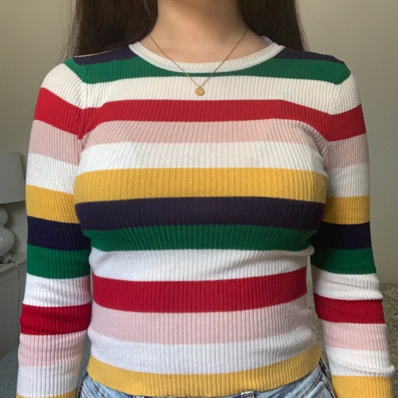 Colourful long sleeve tee - Picture 2 of 2